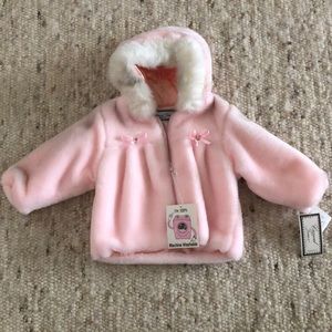 Pink fur jacket (18 months)
